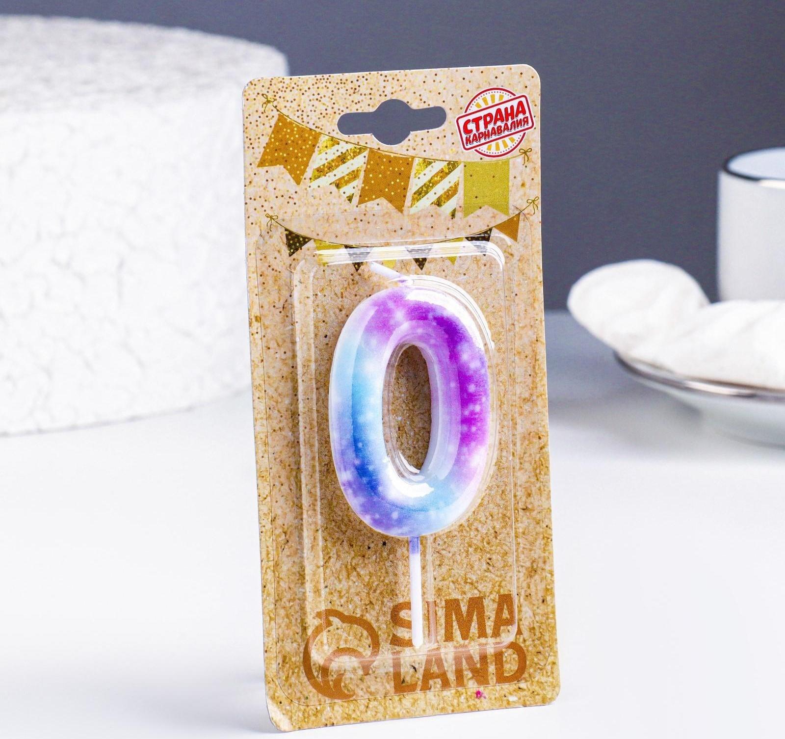 Свеча в торт на шпажке 