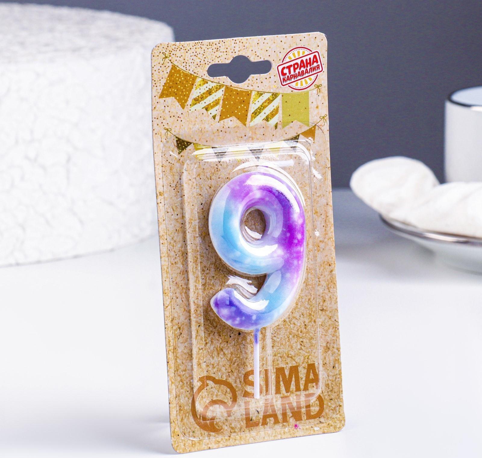 Свеча в торт на шпажке 