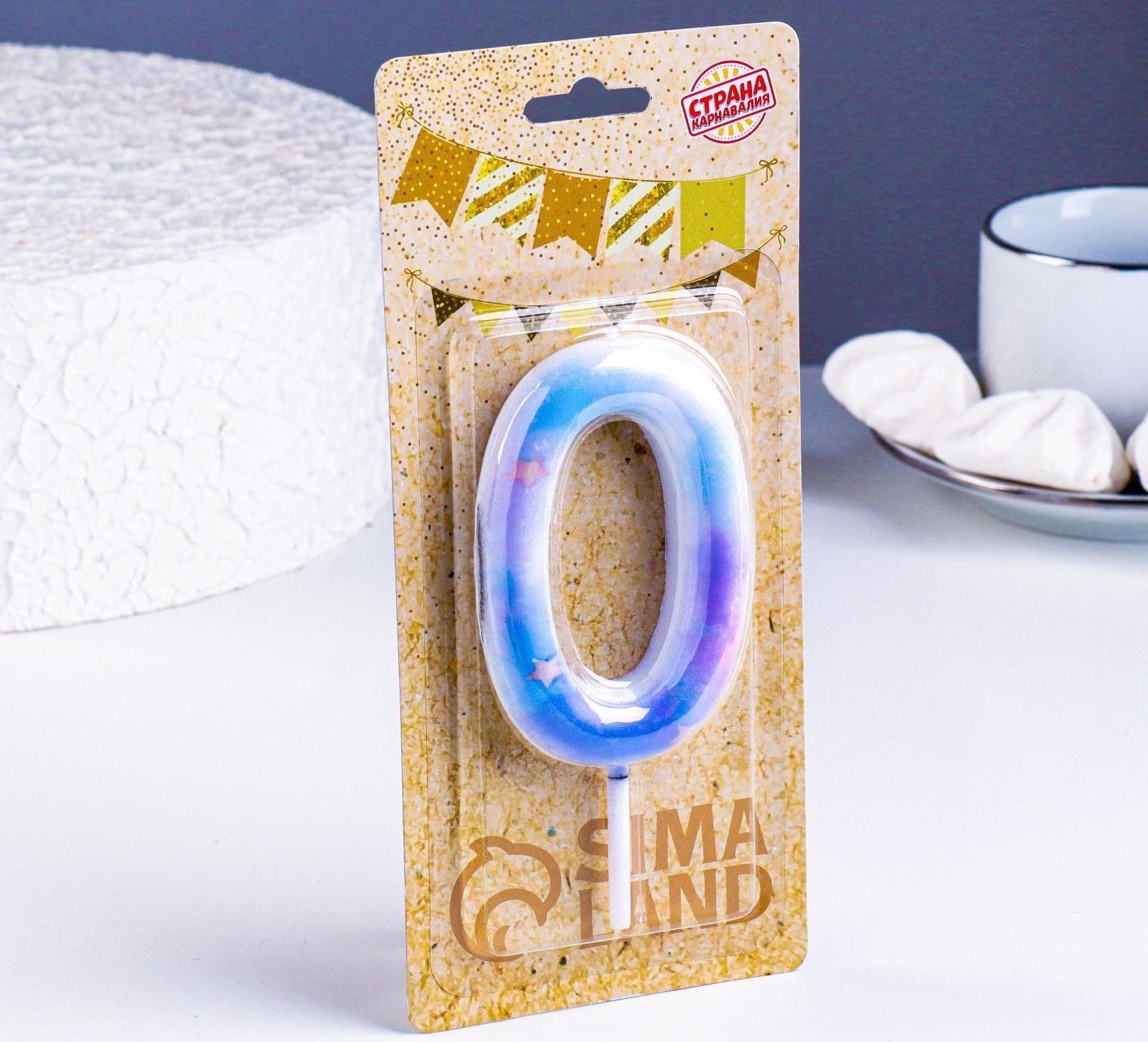 Свеча в торт на шпажке 