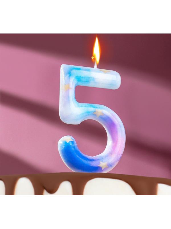 Свеча в торт на шпажке 