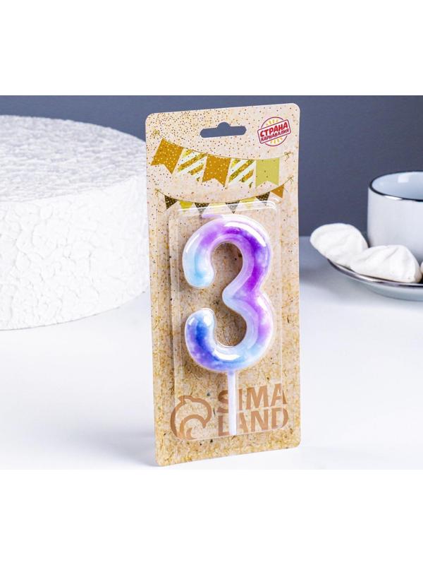 Свеча в торт на шпажке 