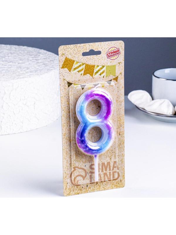 Свеча в торт на шпажке 