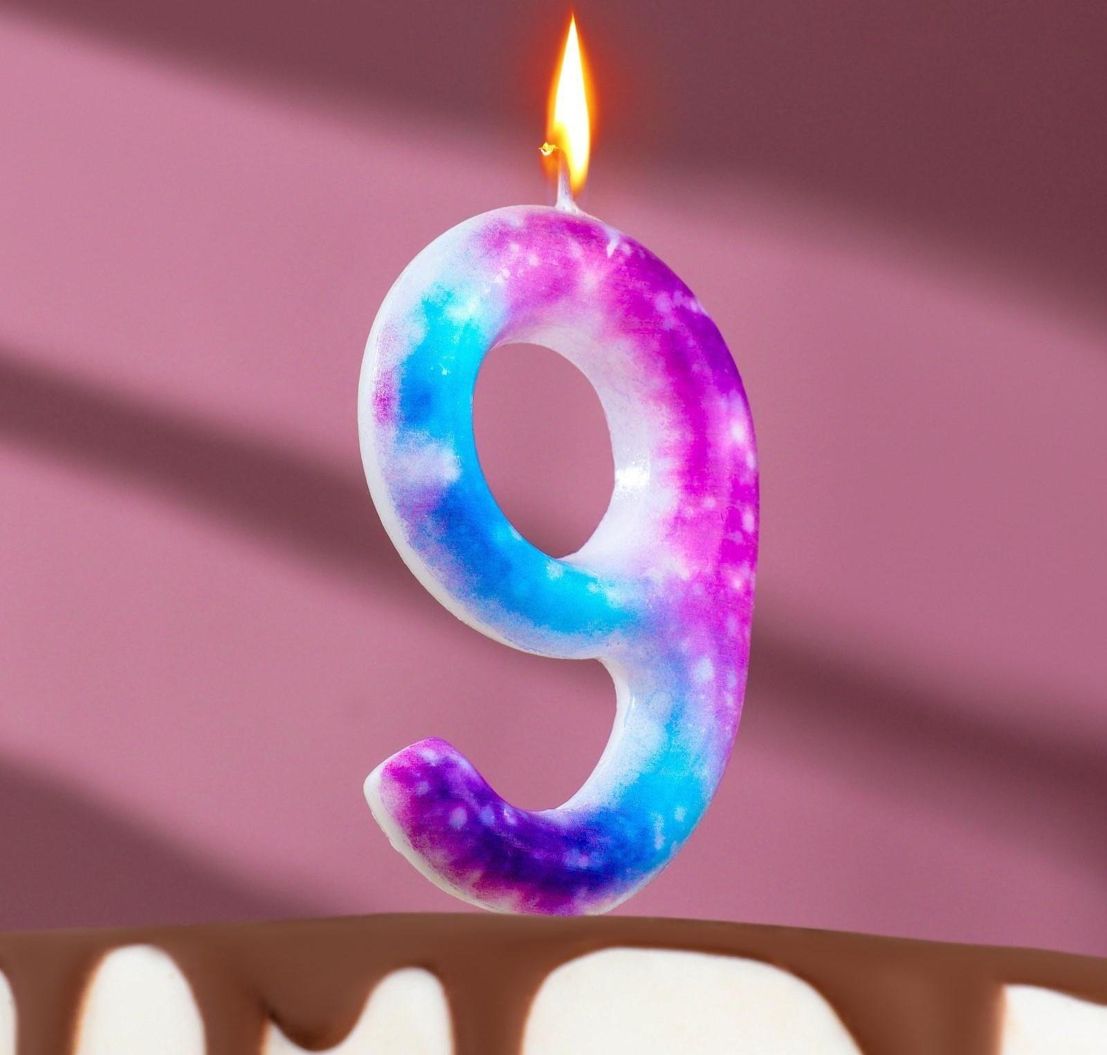 Свеча в торт на шпажке 