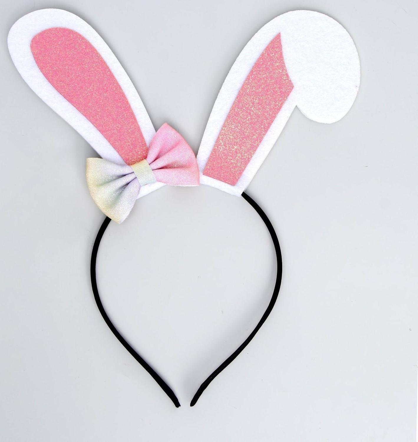 Карнавальный ободок-ушки зайчика «Милашка»