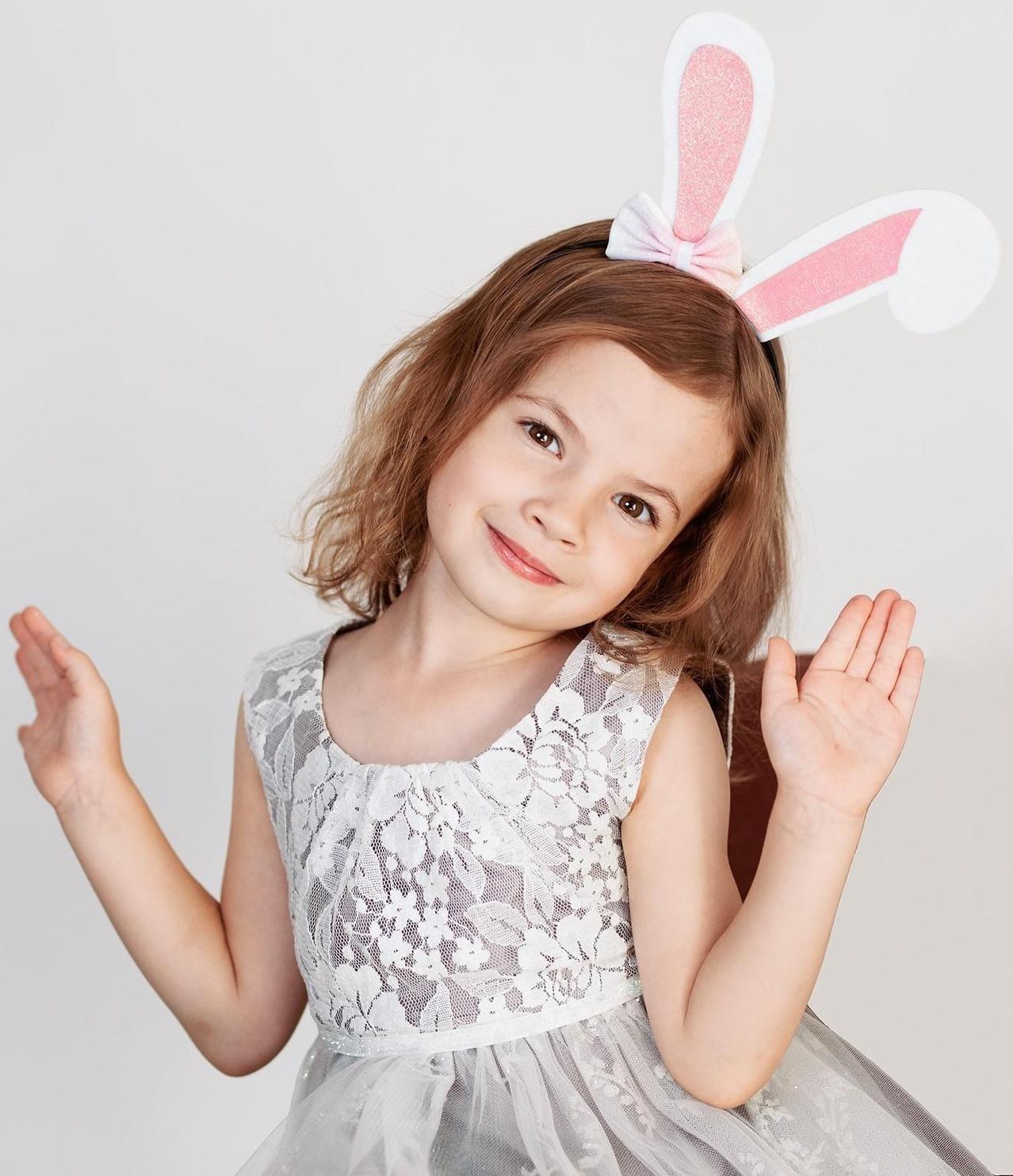 Карнавальный ободок-ушки зайчика «Милашка»