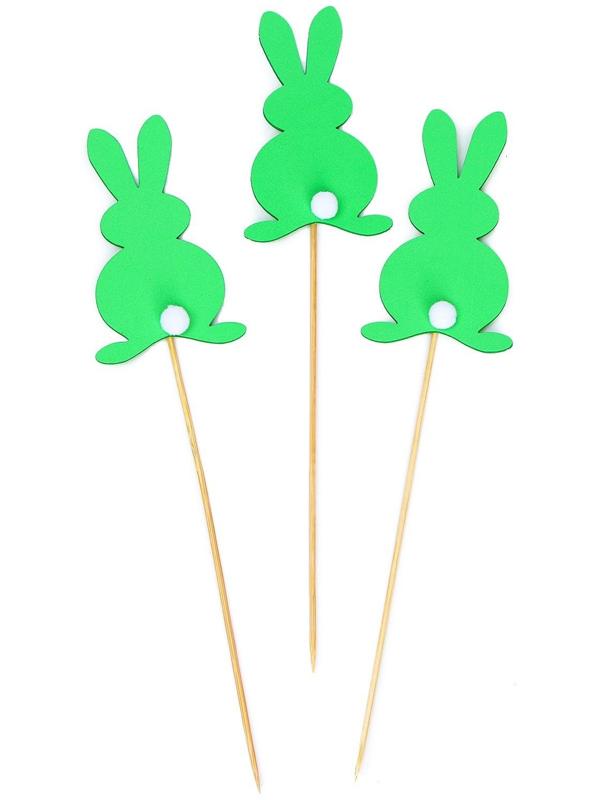 Топпер «Зайка», набор, 3 шт, цвета МИКС