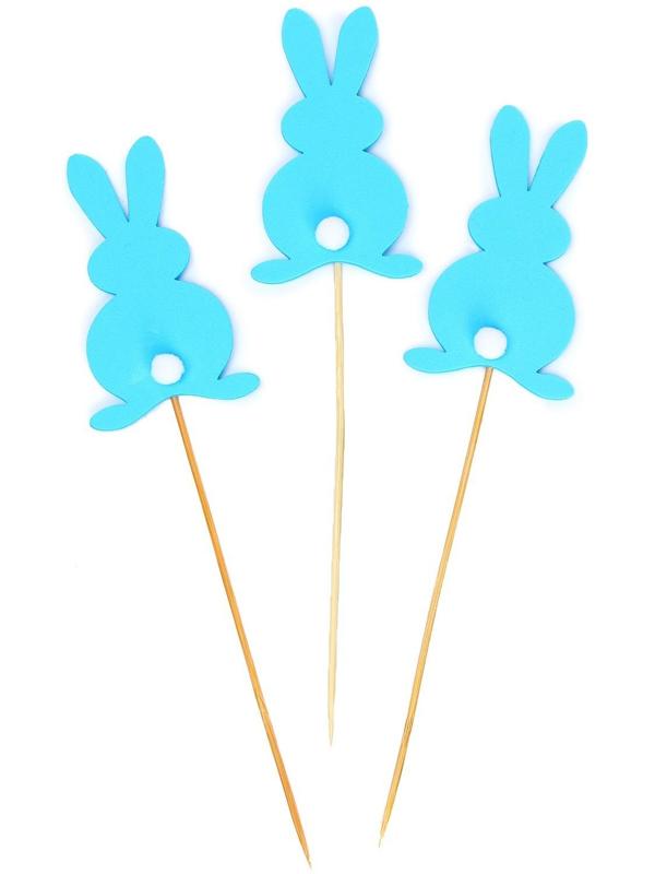 Топпер «Зайка», набор, 3 шт, цвета МИКС