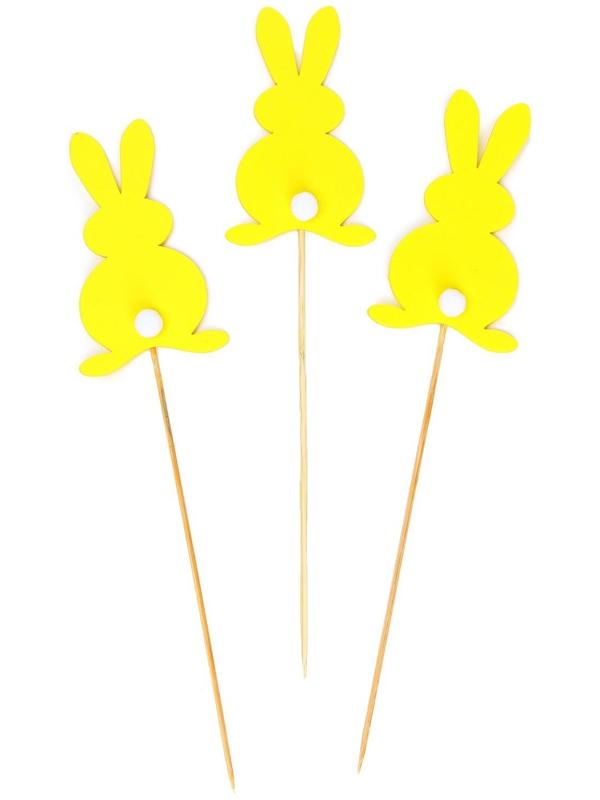 Топпер «Зайка», набор, 3 шт, цвета МИКС