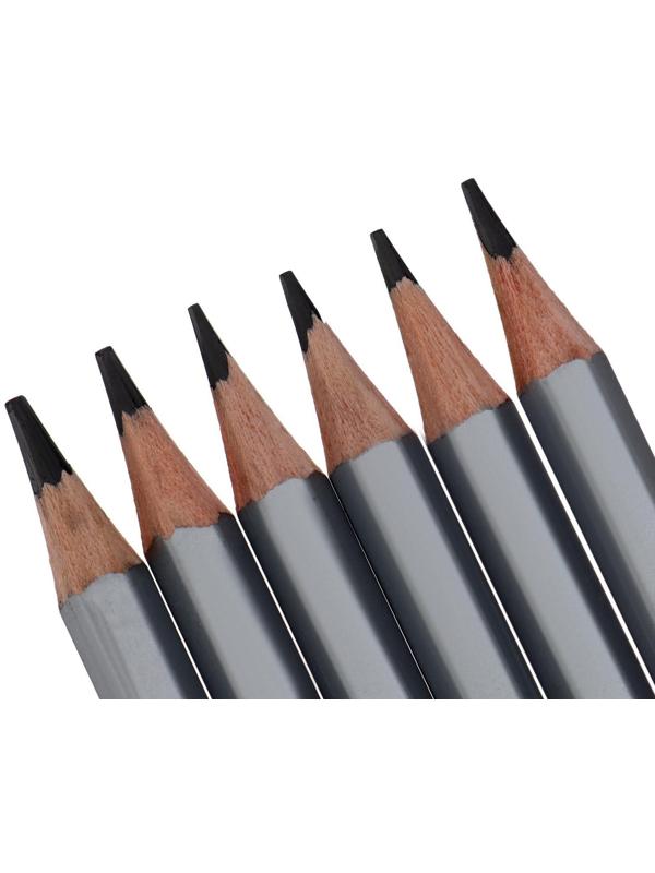 Карандаш чернографитный ErichKrause ArtBerry, шестигранный, ударопрочный, различной твёрдости