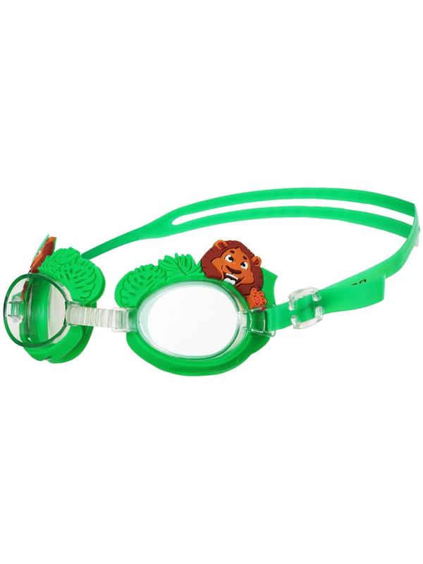 Набор для плавания детский ONLYTOP Swim «Зверята»: очки+шапочка, обхват 46-52