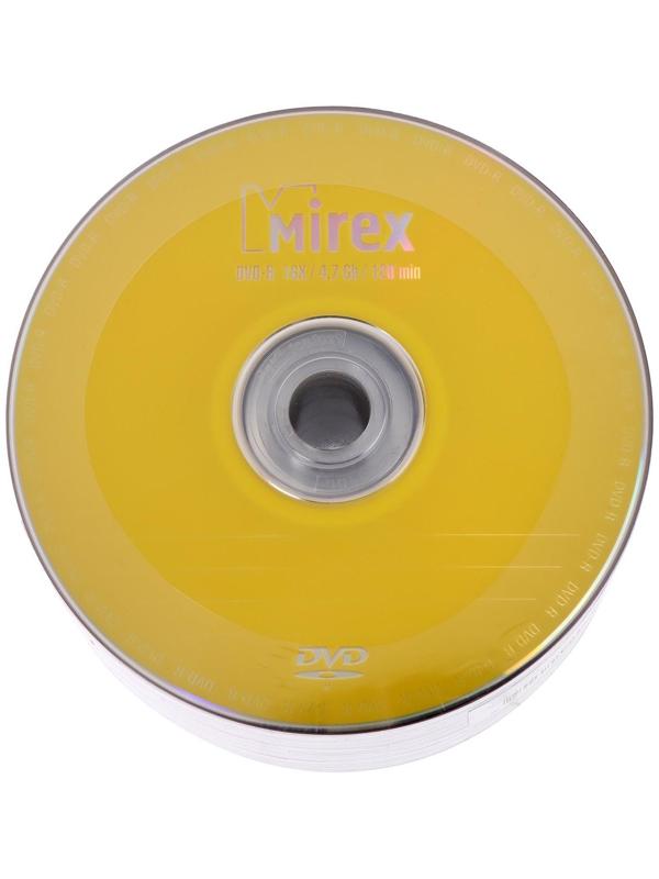 Диск DVD-R Mirex 50, 16х, 4.7 Гб, 1 шт
