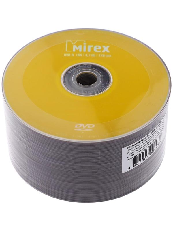 Диск DVD-R Mirex 50, 16х, 4.7 Гб, 1 шт