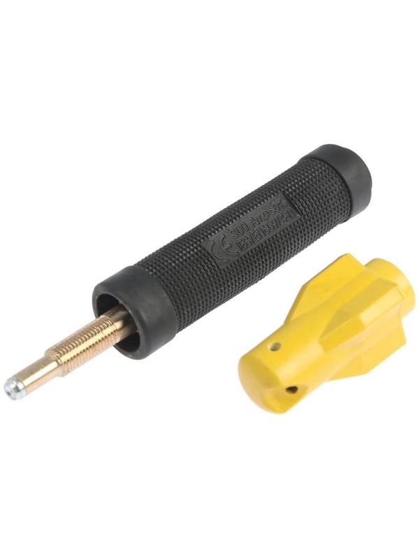 Держатель для электродов ТУНДРА, 200 мм, 35-50 мм, латунь, резиновый корпус, 2-5 мм, 300 А