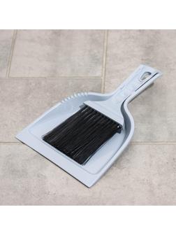 Щётка-смётка с совком Etna, цвет серый