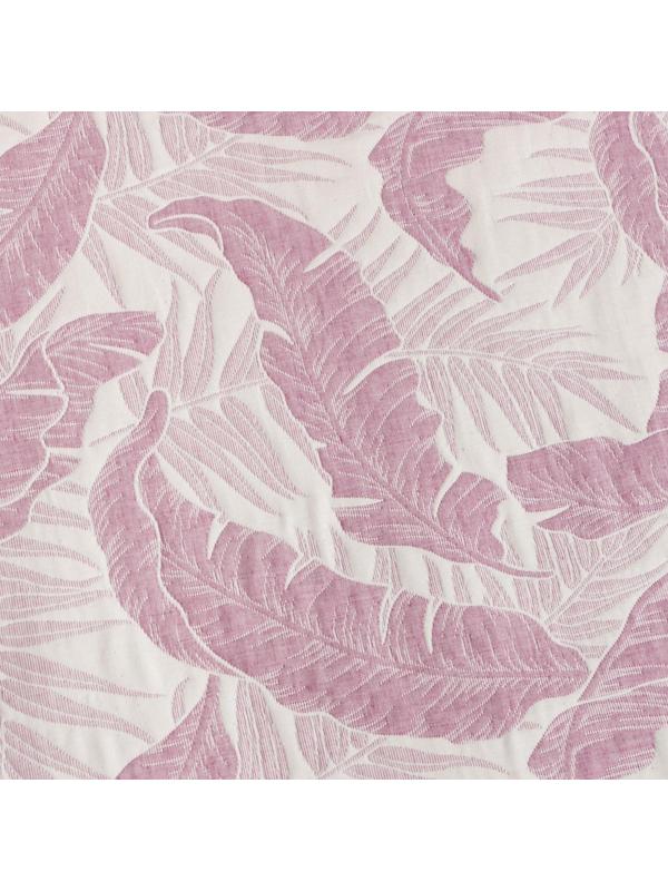 Покрывало хлопковое Этель «Перья» 180х240±5 см, цвет фиолетовый, 100%хлопок, 300гр/м2