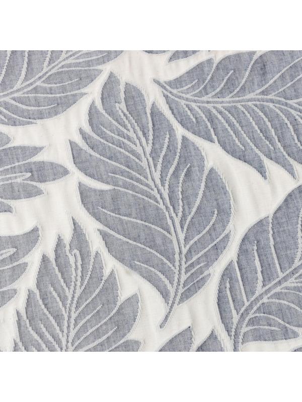 Покрывало хлопковое Этель «Листопад» 180х240±5 см, цвет синий, 100%хлопок, 300гр/м2