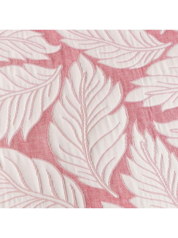 Покрывало хлопковое Этель «Листопад» 180х240±5 см, цвет розовый, 100%хлопок, 300гр/м2