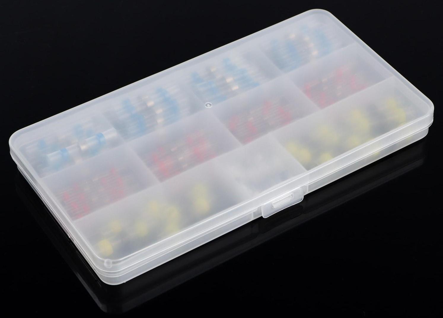 Трубка термоусадочная, набор 100 шт