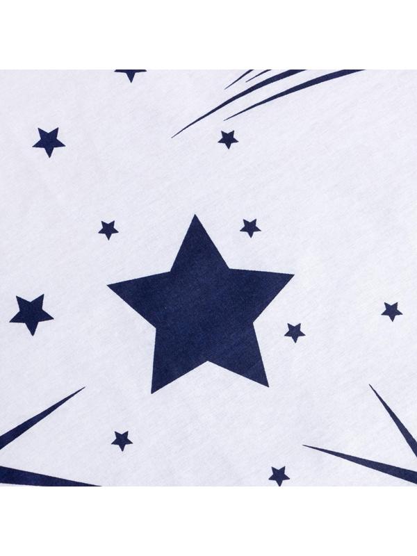 Простыня LoveLife «Звёзды» 150х220 см, 100% хлопок, поплин, 125 г/м²