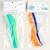 Вилка пластиковая, в наборе 6 штук, цвета МИКС