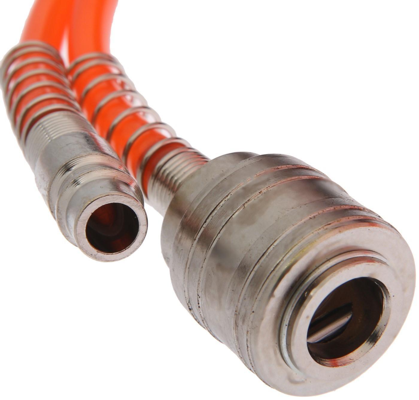 Шланг спиральный с быстросъемным соединением СЕРВИС КЛЮЧ, 1/4М, 70606, 10 м