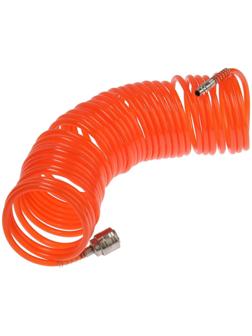 Шланг спиральный с быстросъемным соединением СЕРВИС КЛЮЧ, 1/4М, 70606, 10 м