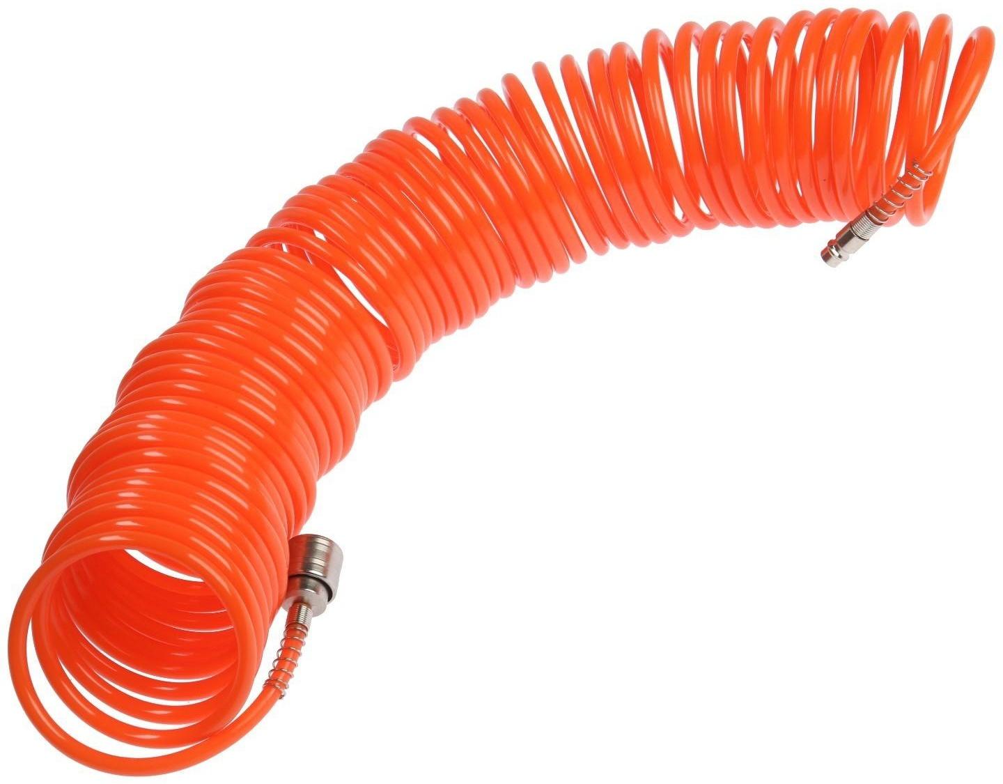 Шланг спиральный с быстросъемным соединением СЕРВИС КЛЮЧ, 70607, 1/4М, 15 м