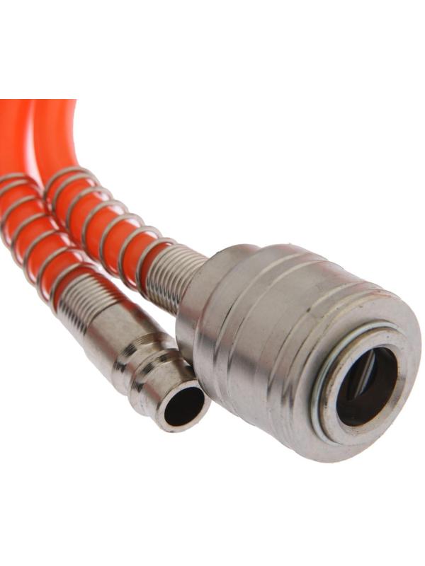 Шланг спиральный с быстросъемным соединением СЕРВИС КЛЮЧ, 70607, 1/4М, 15 м