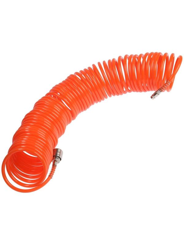 Шланг спиральный с быстросъемным соединением СЕРВИС КЛЮЧ, 70607, 1/4М, 15 м