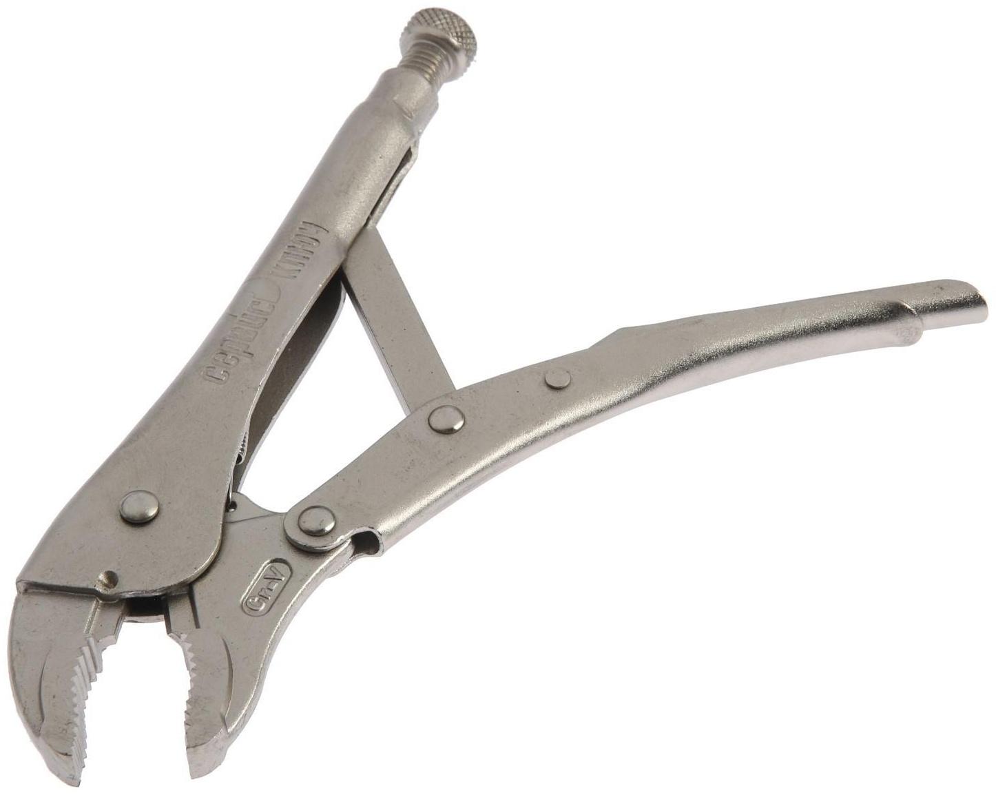 Зажим ручной СЕРВИС КЛЮЧ, 75255, полукруглый зажим, 250 мм