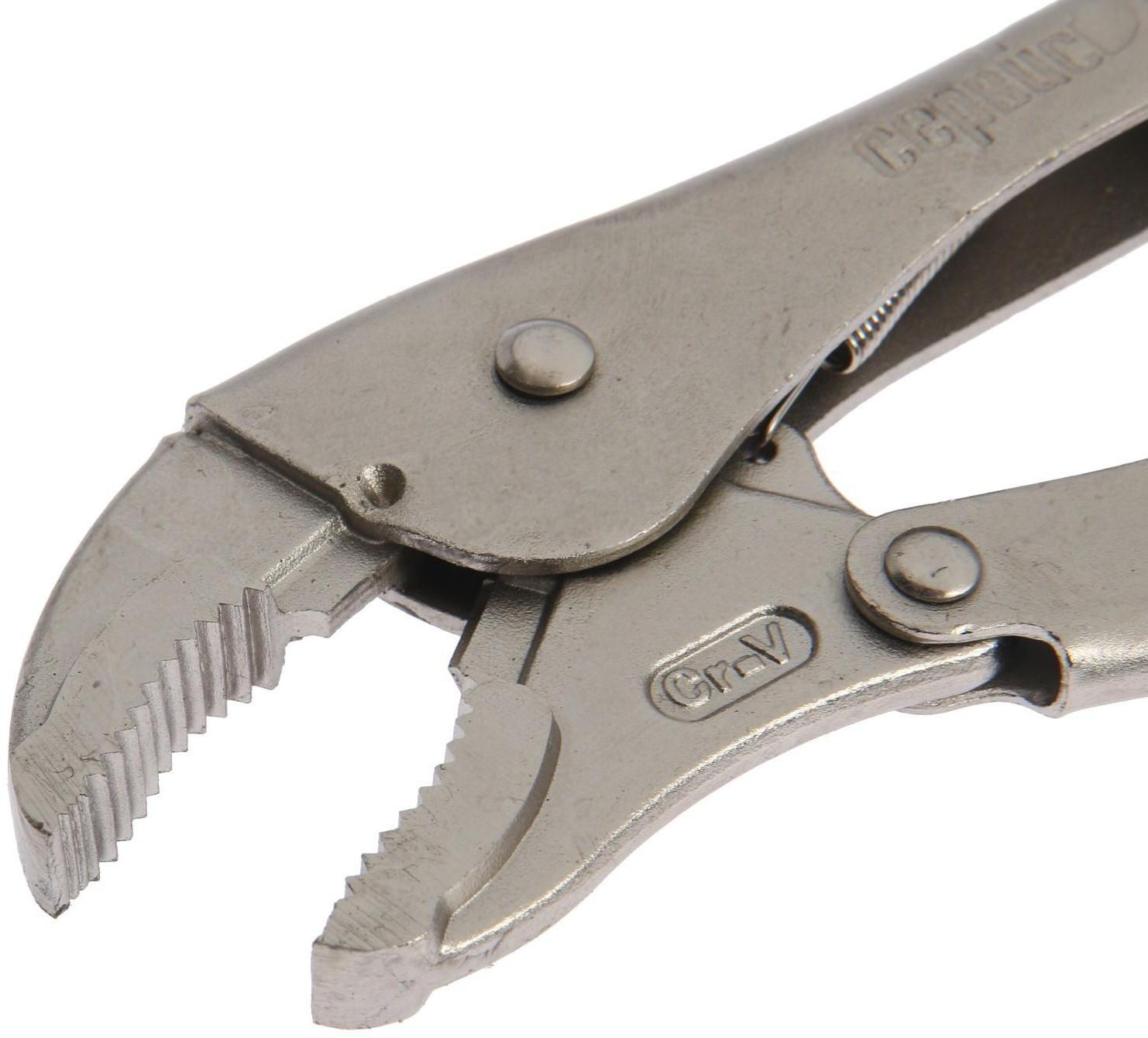 Зажим ручной СЕРВИС КЛЮЧ, 75255, полукруглый зажим, 250 мм