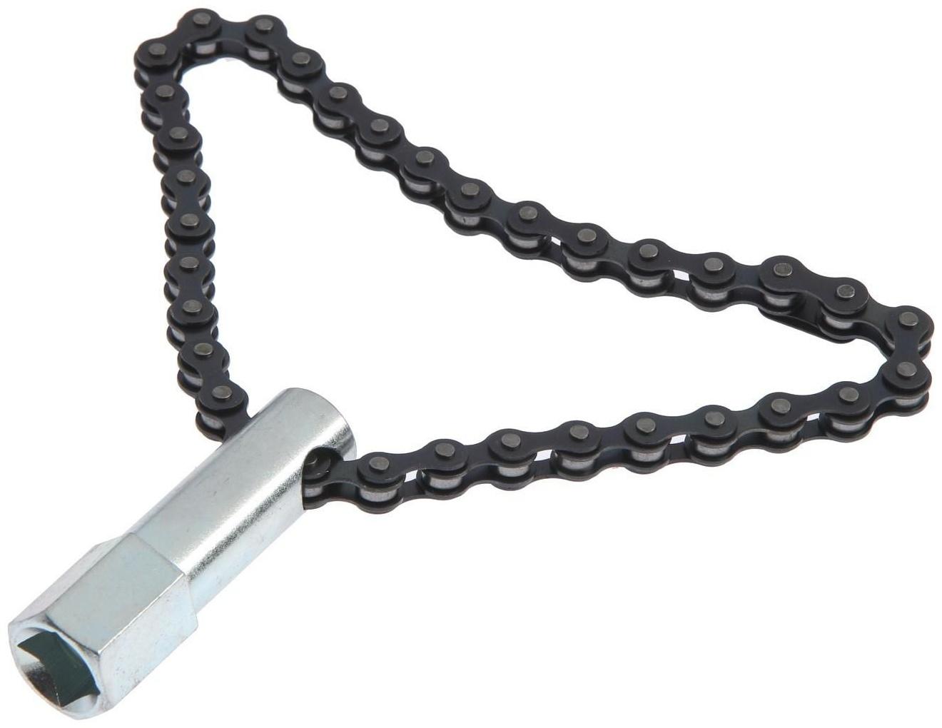 Съемник масляного фильтра цепь СЕРВИС КЛЮЧ 75320, под квадрат 1/2
