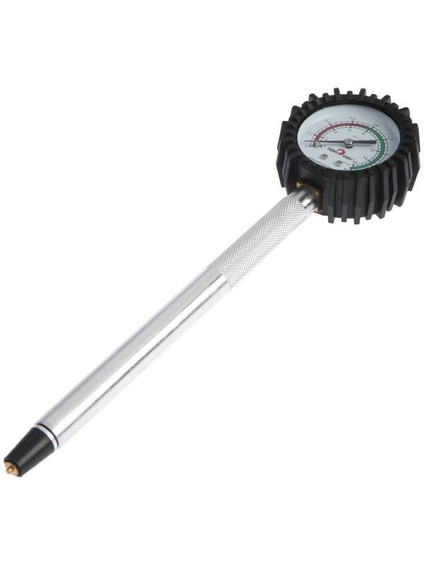 Прижимной компрессометр СЕРВИС КЛЮЧ ВАЗ 2110-12 75555, длинный, механический