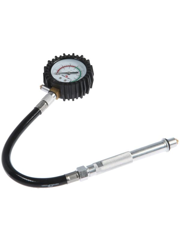 Универсальный компрессометр с гибким шлангом СЕРВИС КЛЮЧ 75556, дизельный/бензиновый