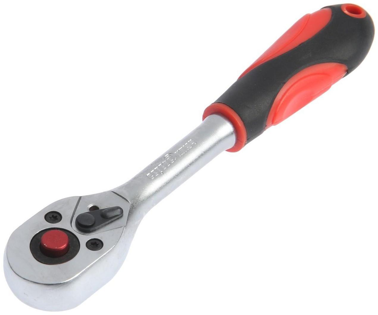 Трещотка СЕРВИС КЛЮЧ, 77506, PROFFI, 1/4