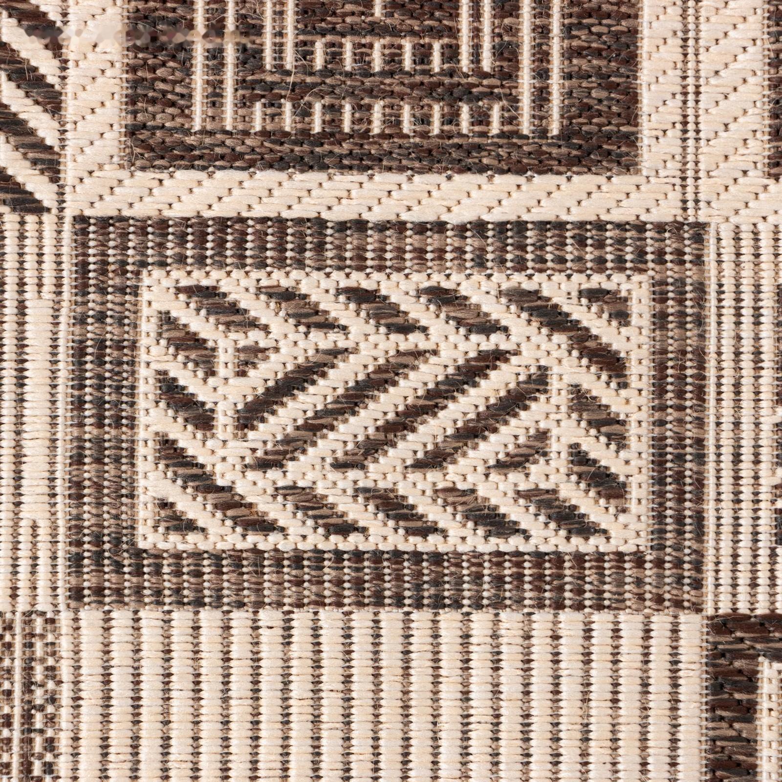 Ковер Эко прямоугольный, размер 60х110 см, полипропилен 100%, джут