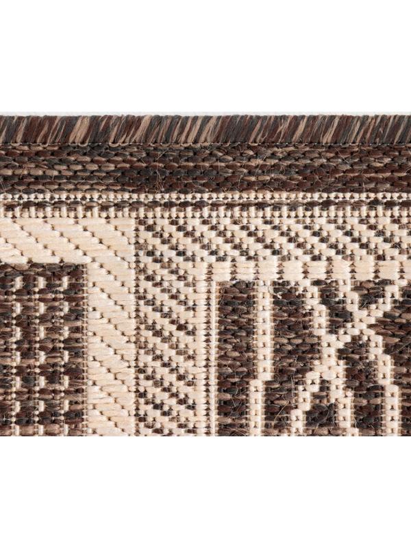 Ковер Эко прямоугольный, размер 60х110 см, полипропилен 100%, джут