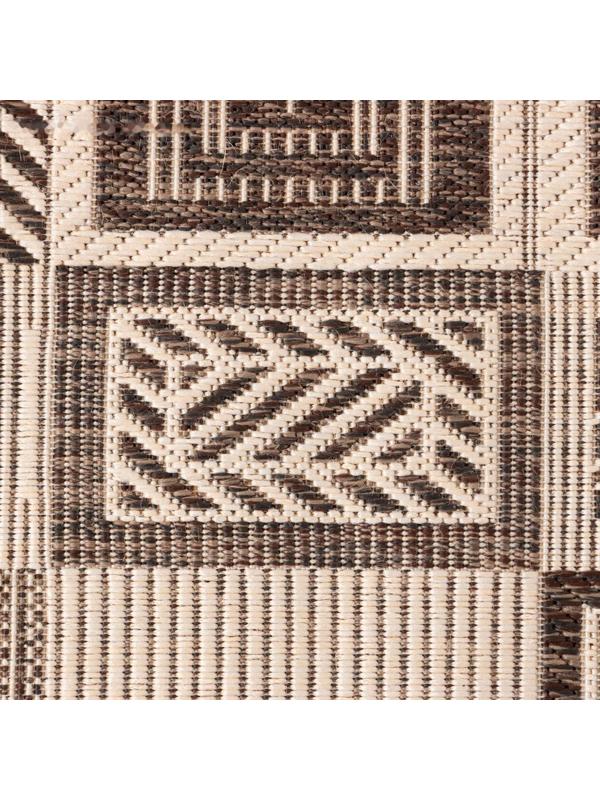 Ковер Эко прямоугольный, размер 60х110 см, полипропилен 100%, джут