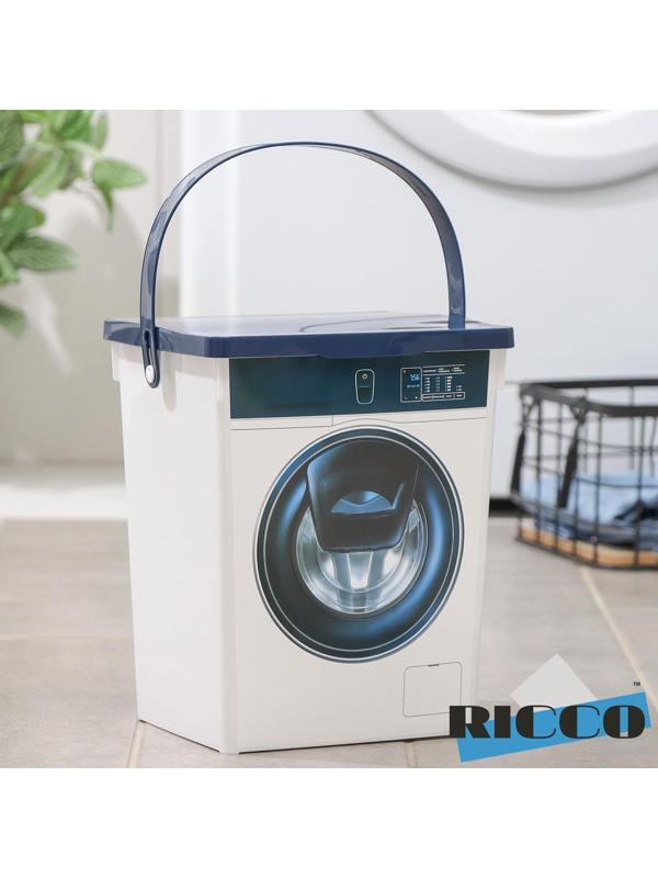 Контейнер для стирального порошка RICCO, 5 л, 19,6×16,7×23 см