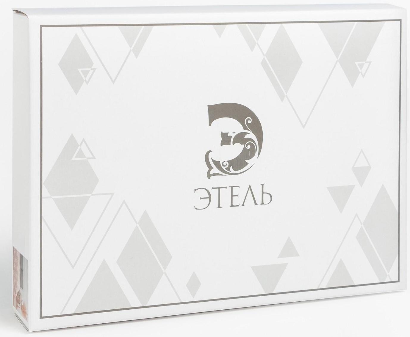 Покрывало хлопковое Этель «Волны» 200х240±5 см, цвет серый, 100%хлопок, 300гр/м2