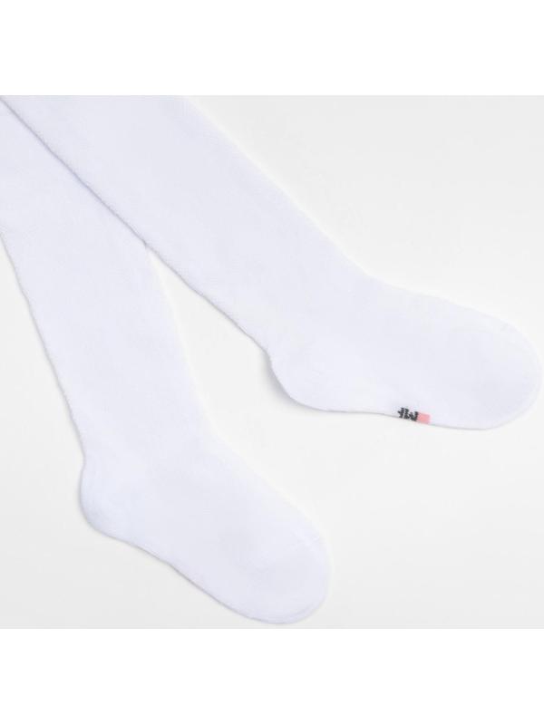 Колготки детские, цвет белый, рост 116-122