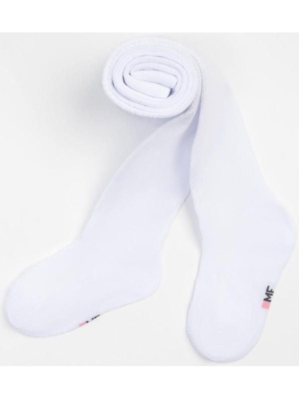 Колготки детские, цвет белый, рост 116-122