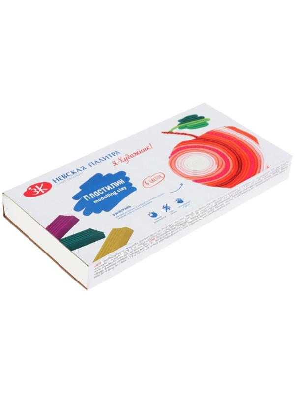 Пластилин 6 цветов 