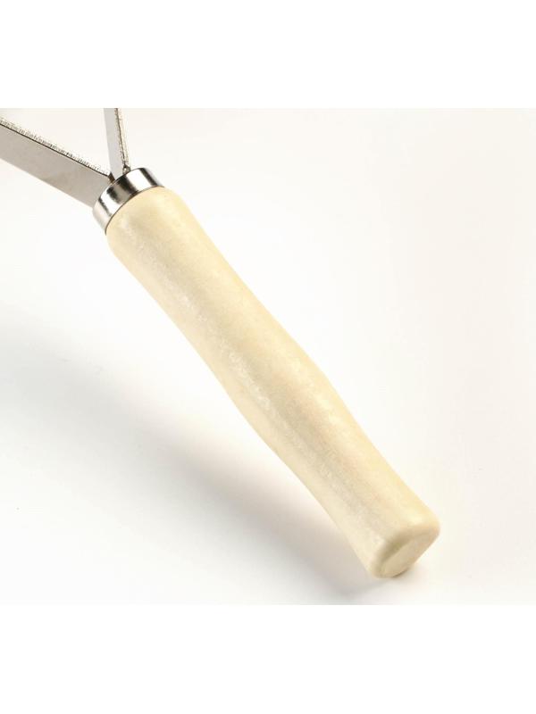 Колтунорез-грабли Wood, 9 лезвий, деревянная ручка