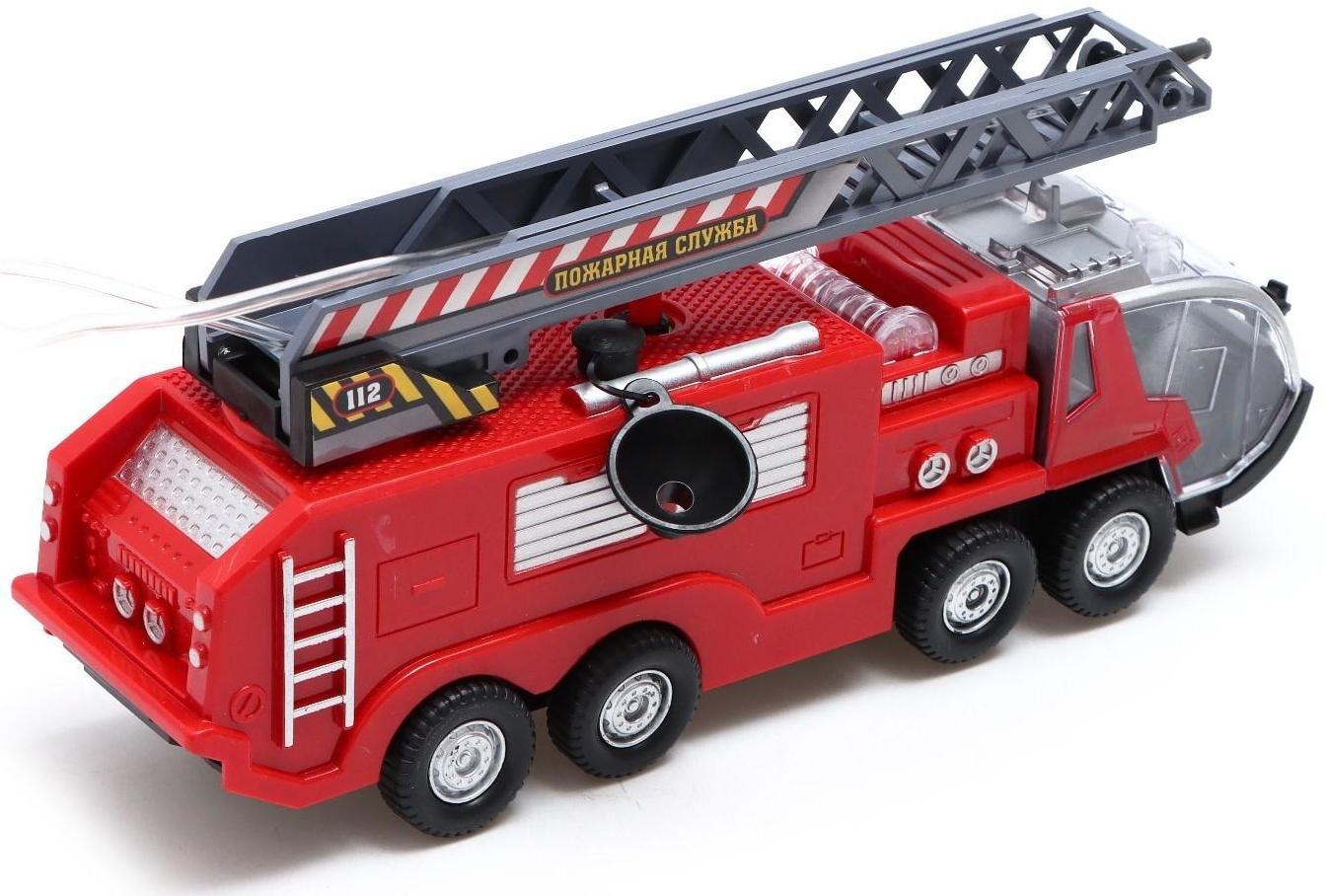 Машина «Пожарная», стреляет водой, русская озвучка, световые и звуковые эффекты