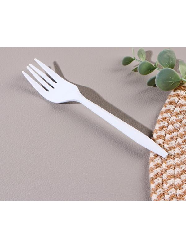 Вилка столовая одноразовая «БИО ЭКО стандарт S», цвет МИКС