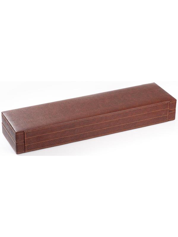 Набор шампуров в коробке из эко-кожи 