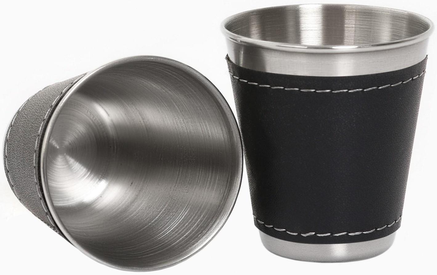 Набор шампуров в коробке из эко-кожи 