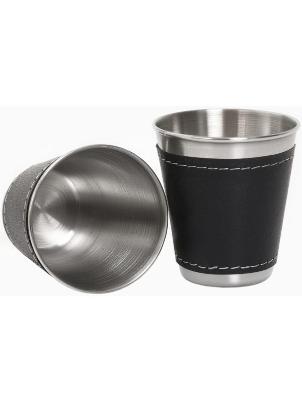 Набор шампуров в коробке из эко-кожи 