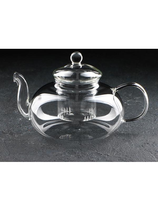 Чайник заварочный со стеклянным ситом «Валенсия», 1,1 л, 21,5×15,5×13,5 см